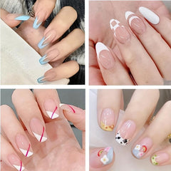 French Tip Nail Stamper Kit with Scraper