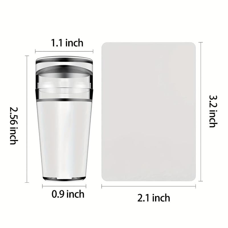 French Tip Nail Stamper Kit with Scraper