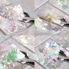 12 Grids Holographic Nail Glitter Flakes Sequin DIY Confetti