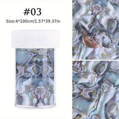 Marble Pattern Nail Foils Starry Sky Stickers