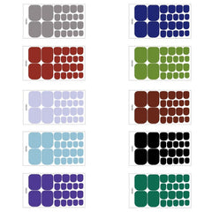 Adhesive Gel Nail Strips for Women & Girls