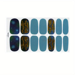 Leopard Printed Nail Polish Stickers Self Adhesive Decals