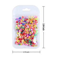 Colorful Fruit Slices Sequins for Nails DIY Nail Art Accessories