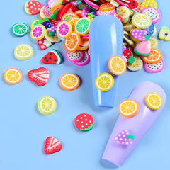Colorful Fruit Slices Sequins for Nails DIY Nail Art Accessories