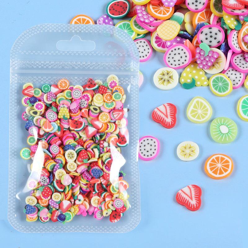 Colorful Fruit Slices Sequins for Nails DIY Nail Art Accessories