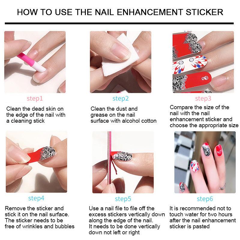 14 Pcs 3D Self-Adhesive Gel Nail Art Stickers CCL169 17