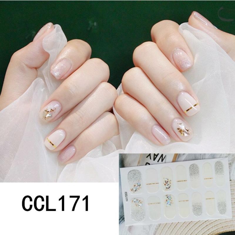 14 Pcs 3D Self-Adhesive Gel Nail Art Stickers CCL169 17