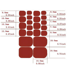 Toe Nail Wraps Art Stickers Pattern Toe Nail Art Decals Supplies