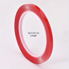 10pcs Nail Art Tape Clear Adhesive Waterproof Double Sided Mounting