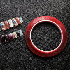 10pcs Nail Art Tape Clear Adhesive Waterproof Double Sided Mounting