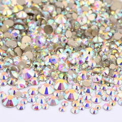 1440 pcs Glass Flat Bottom Rhinestones for DIY Crafts Nails Clothes Makeup