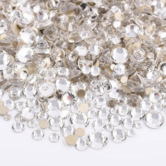 1440 pcs Glass Flat Bottom Rhinestones for DIY Crafts Nails Clothes Makeup