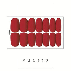 Classic Retro Nail Wraps Nail Stickers with File