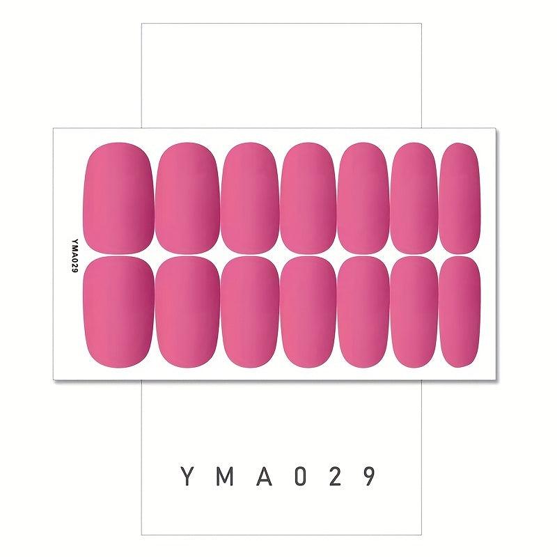 Classic Retro Nail Wraps Nail Stickers with File