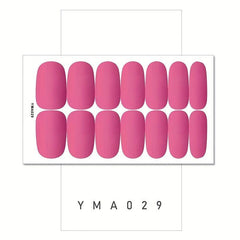 Classic Retro Nail Wraps Nail Stickers with File