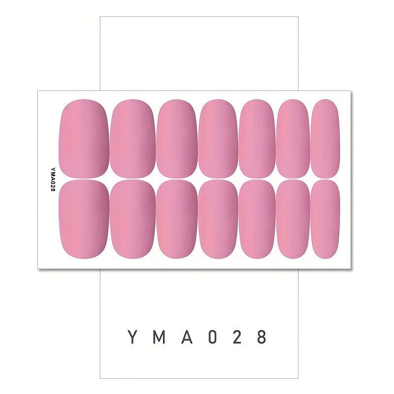 Classic Retro Nail Wraps Nail Stickers with File