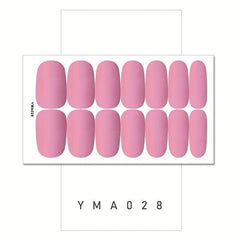 Classic Retro Nail Wraps Nail Stickers with File