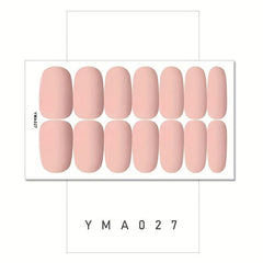 Classic Retro Nail Wraps Nail Stickers with File