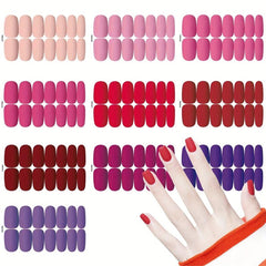 Classic Retro Nail Wraps Nail Stickers with File