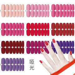 Classic Retro Nail Wraps Nail Stickers with File