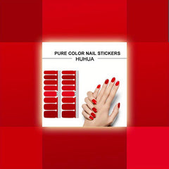 Full Wrap Nail Polish Stickers Self Adhesive Nail Art Decals for Women and Girls