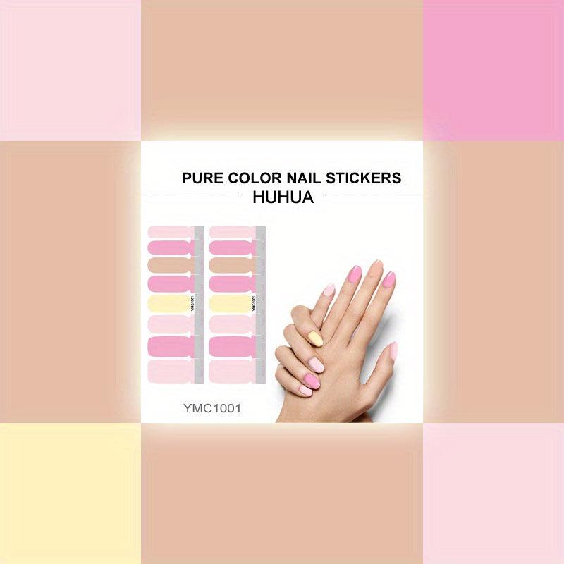 Full Wrap Nail Polish Stickers Self Adhesive Nail Art Decals for Women and Girls