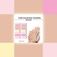 Full Wrap Nail Polish Stickers Self Adhesive Nail Art Decals for Women and Girls