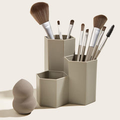 8pcs Makeup Brush Set in Storage Box for Blush Eyebrows Eye Shadows