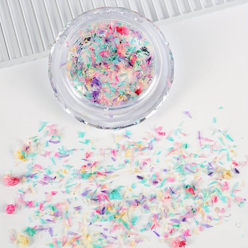 Dried Flowers Nail Art Decoration Accessories Home Salon DIY Manicure