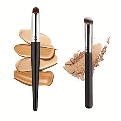 2pcs Concealer Cream Brush for Acne Marks & Dark Circles