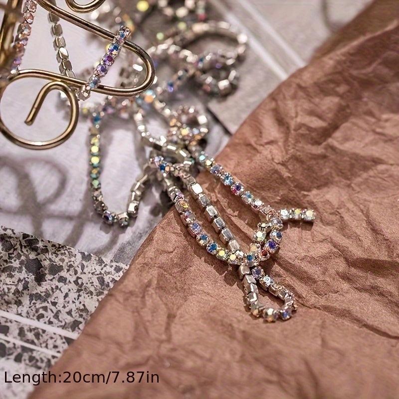 Metal Nail Chains 3D Nail Art Decoration Punk Nail Studs