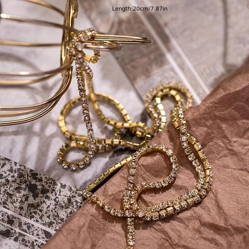 Metal Nail Chains 3D Nail Art Decoration Punk Nail Studs