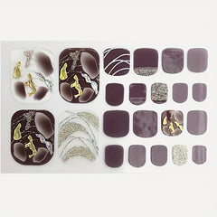 5 Sheets Nail Stickers with Files for Women & Girls Nail Art DIY
