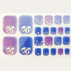 5 Sheets Nail Stickers with Files for Women & Girls Nail Art DIY