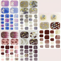 5 Sheets Nail Stickers with Files for Women & Girls Nail Art DIY