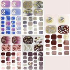 5 Sheets Nail Stickers with Files for Women & Girls Nail Art DIY