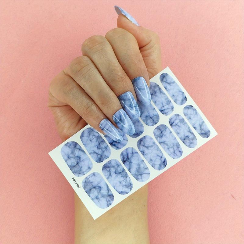 Full Cover Nail Stickers for Daily Wear & Manicure, Plain Nail Art Decorations