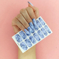 Full Cover Nail Stickers for Daily Wear & Manicure, Plain Nail Art Decorations