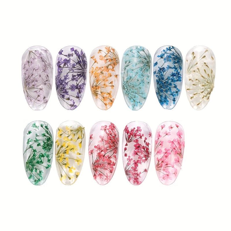 3D Flower Nail Art Charms Resin Decor DIY 9 11Pcs