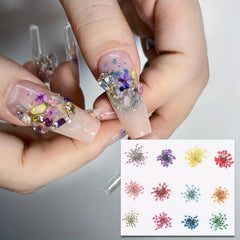 3D Flower Nail Art Charms Resin Decor DIY 9 11Pcs