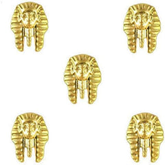 40pcs 3D Golden Egyptian Nail Art Charms with Rhinestones