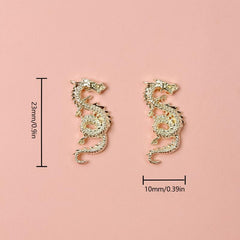 10pcs 3D Dragon Nail Art Charms Alloy Nail Art Accessories For DIY