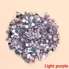 Glass Crystal Flat Back Nail Diamonds 1000 Pcs