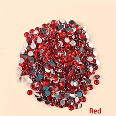 Glass Crystal Flat Back Nail Diamonds 1000 Pcs