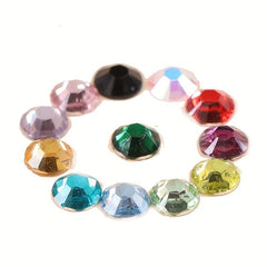 Glass Crystal Flat Back Nail Diamonds 1000 Pcs