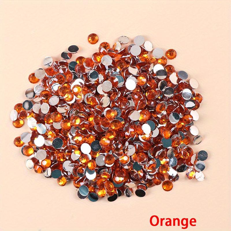 Glass Crystal Flat Back Nail Diamonds 1000 Pcs