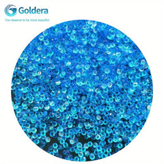 5000Pcs Pixie Nail Crystals 2mm Micro Nail Beads Iridescent Shine Charms