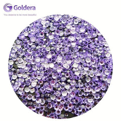 5000Pcs Pixie Nail Crystals 2mm Micro Nail Beads Iridescent Shine Charms