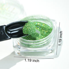 Holographic Laser Mirror Powder Nail Art Glitter Rainbow Chameleon Mirror