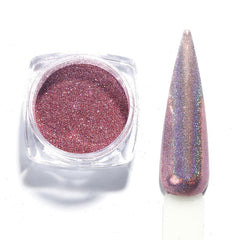 Holographic Laser Mirror Powder Nail Art Glitter Rainbow Chameleon Mirror